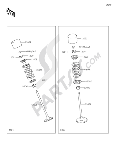 Kawasaki ER-6n 2014 Valve(s)
