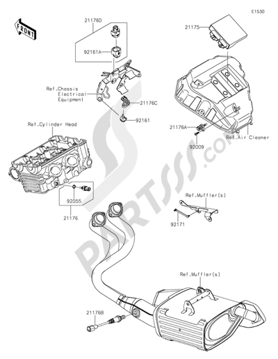 Kawasaki ER-6n 2014 Fuel Injection