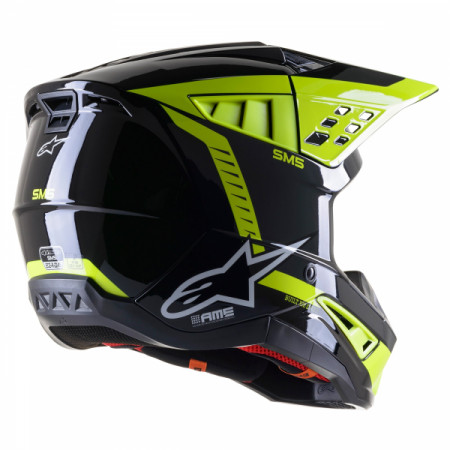 Casco alpinestars s-m5 beam helmet ece flusso luminoso giallo antracite  nero | Partsss