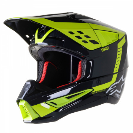 Casco alpinestars s-m5 beam helmet ece flusso luminoso giallo antracite  nero | Partsss