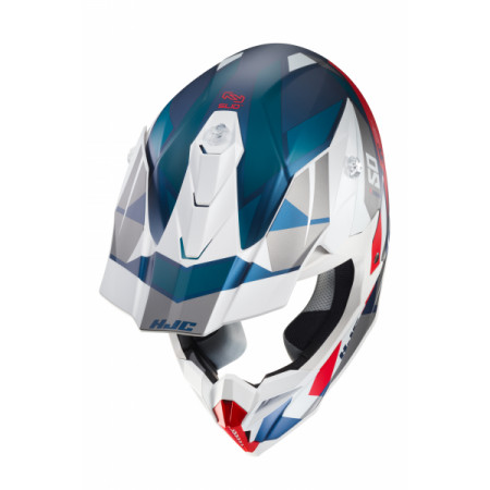 Helmet hjc i50 vanish mc21sf white blue 