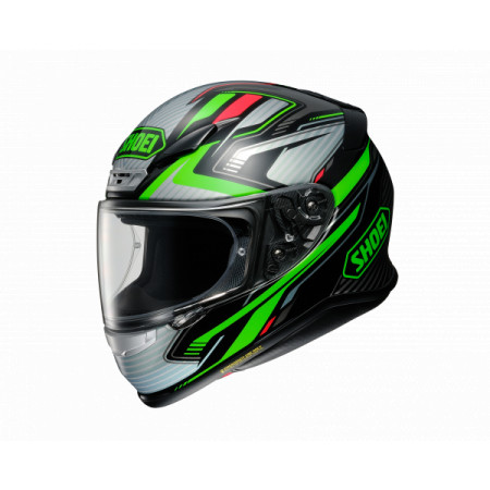 Casco shoei nxr stab tc4 negro verde Partsss