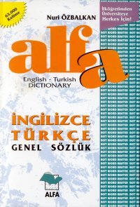 Alfa İngilizce Türkçe Genel Sözlük