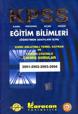 Kpss Eğitim Bilimleri (Öğretmen Adaylar İçin)