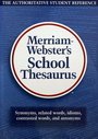 Merriam Webster`s School Thesaurus