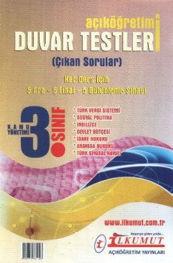 AÖF 3. Sınıf Duvar Testleri Seti