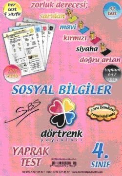 4. Sınıf Sosyal Bilgiler Yaprak Testler