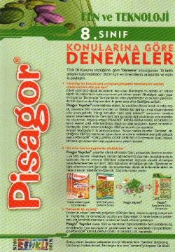 8. Sınıf Fen ve Teknoloji Denemeler