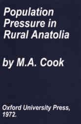 Population Pressure in Rural Anatolia 1450-1600