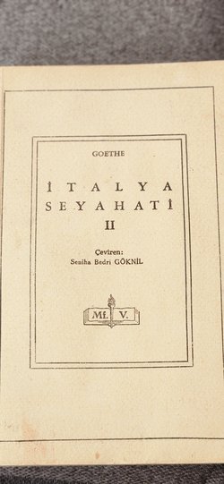 İtalya Seyahatı II