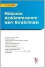 Hükmün Açıklanmasının Geri Bırakılması