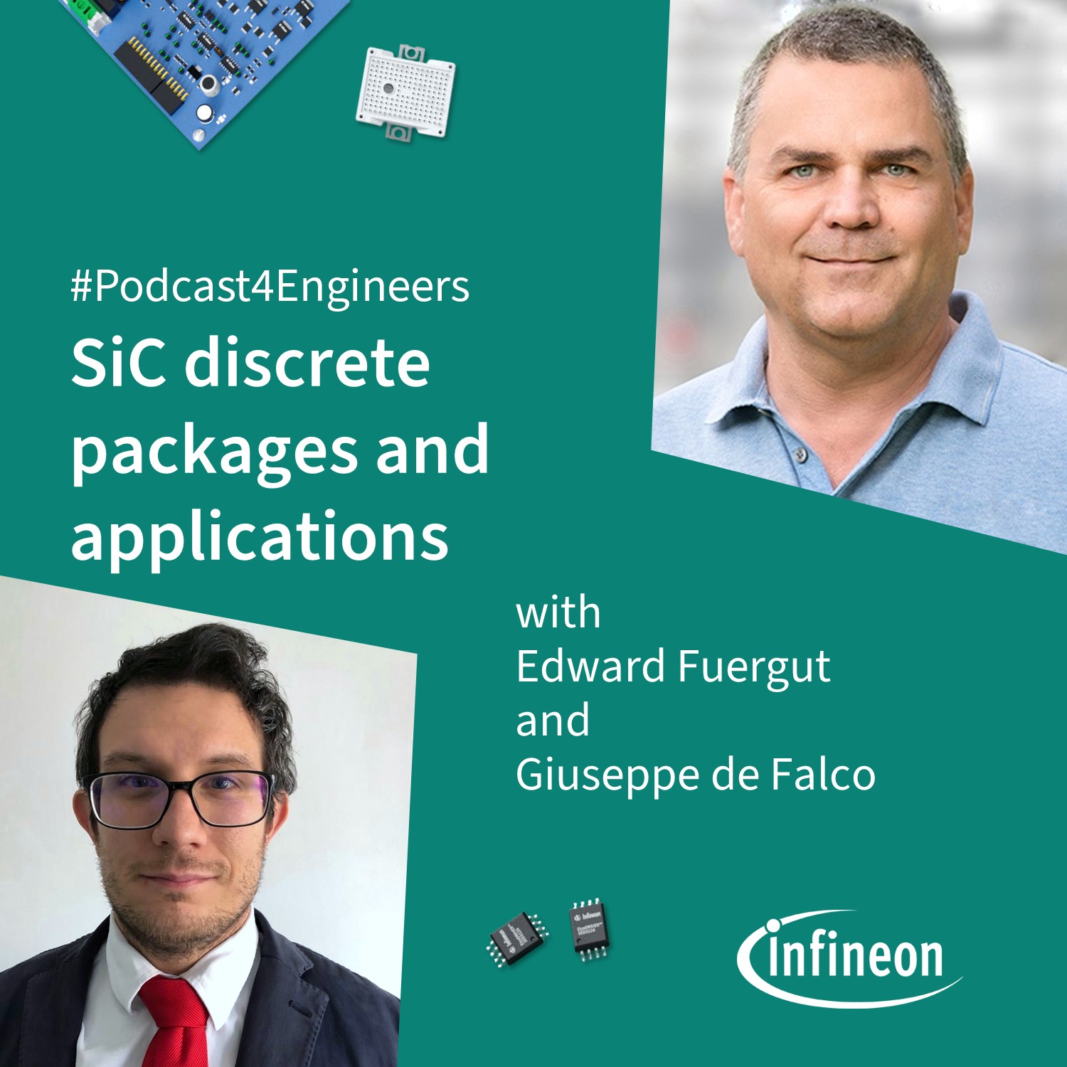 SiC: Silicon carbide discrete packages with Edward Fuergut and Giuseppe de Falco episode artwork