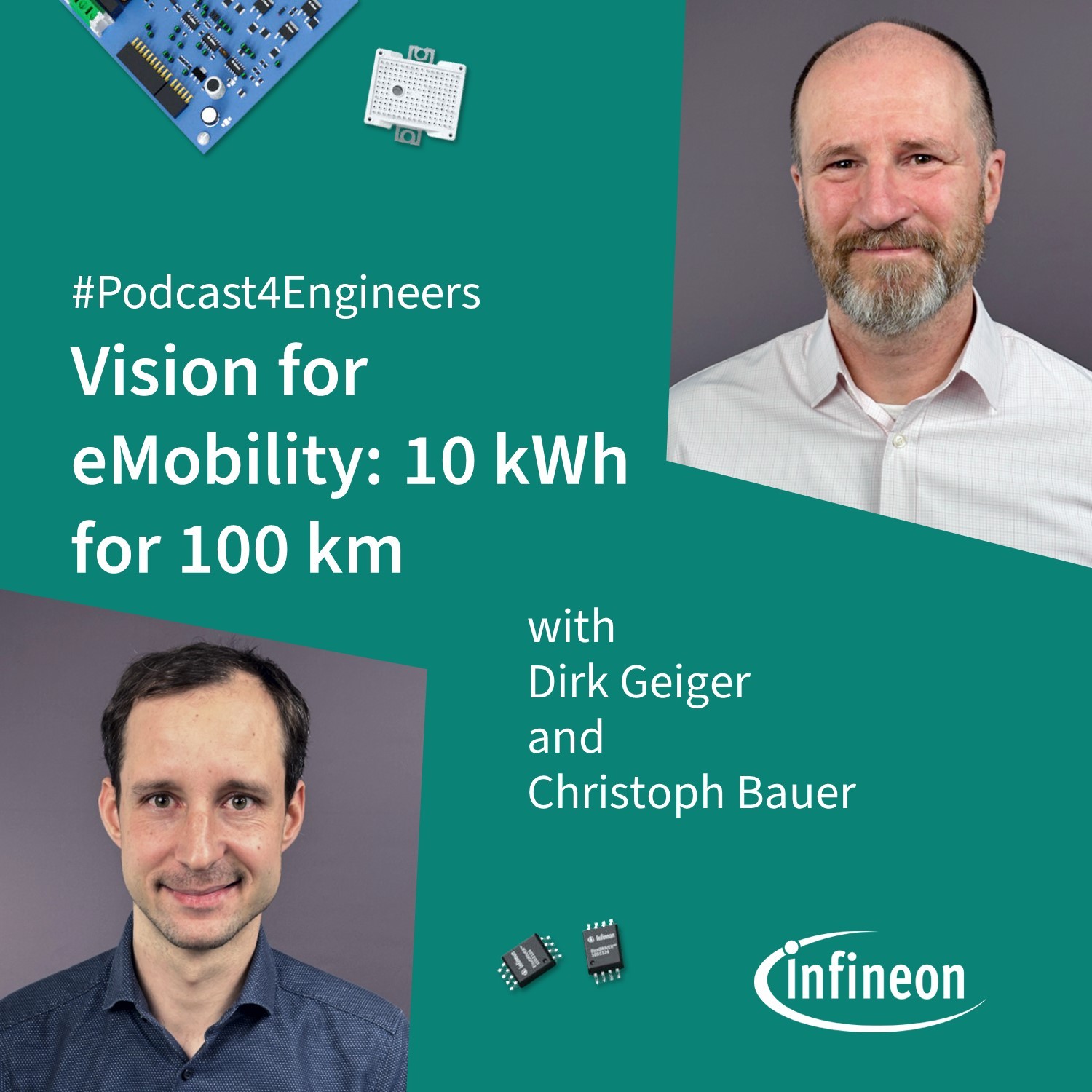 Vision for eMobility: 10 kWh for 100 km with Dirk Geiger and Christoph Bauer episode artwork