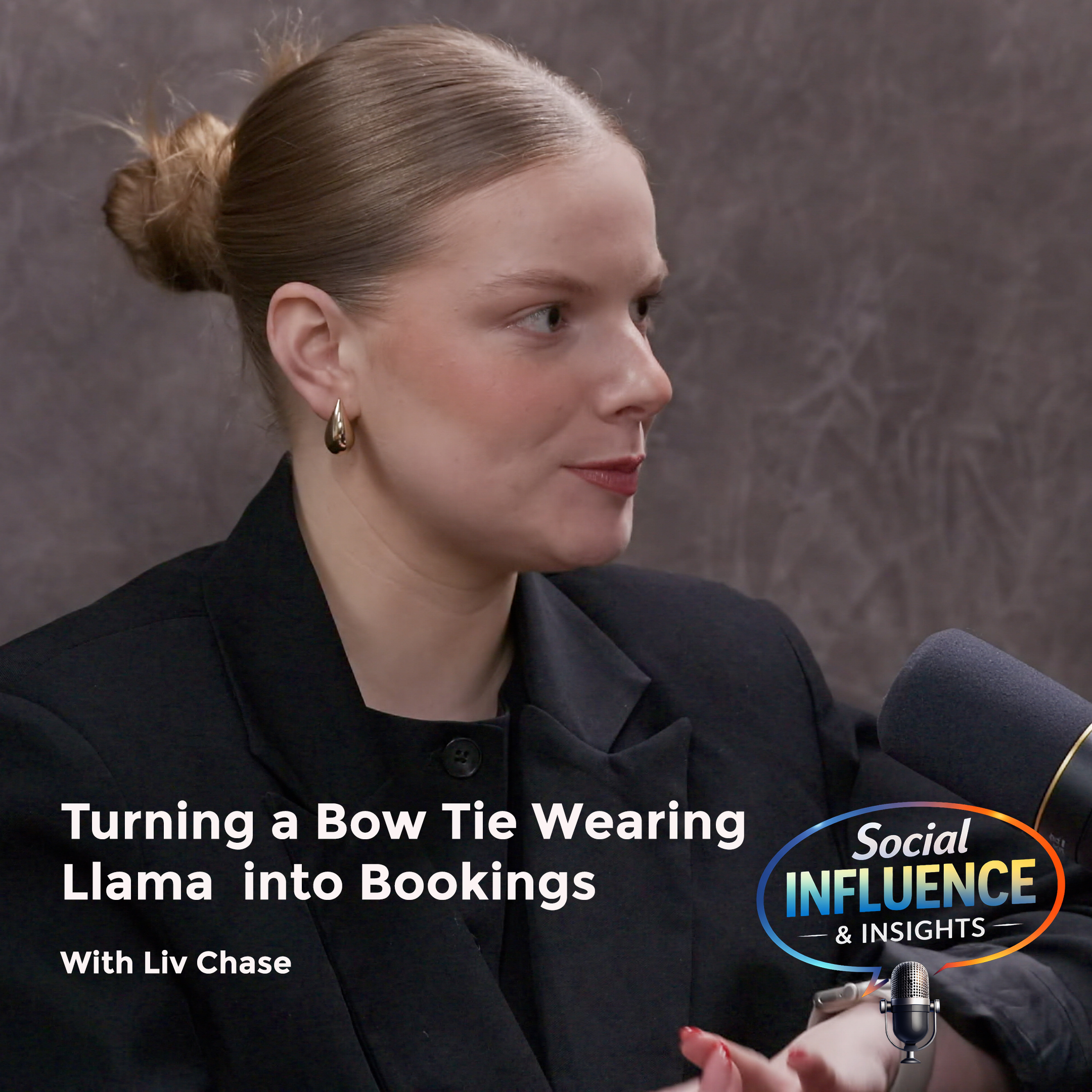 Turning a Bow Tie Wearing Llama into Bookings - With Liv Chase episode artwork