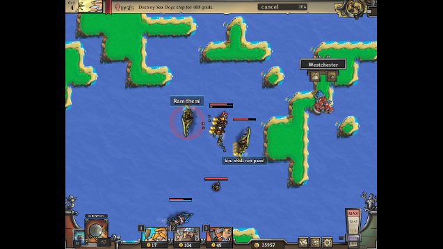 Скриншот из игры Pirateers 2 - 2