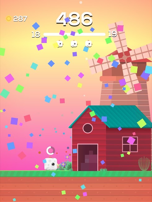 Скриншот из игры Square Bird - 4