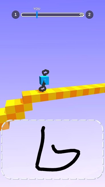 Скриншот из игры Draw Climber - 1