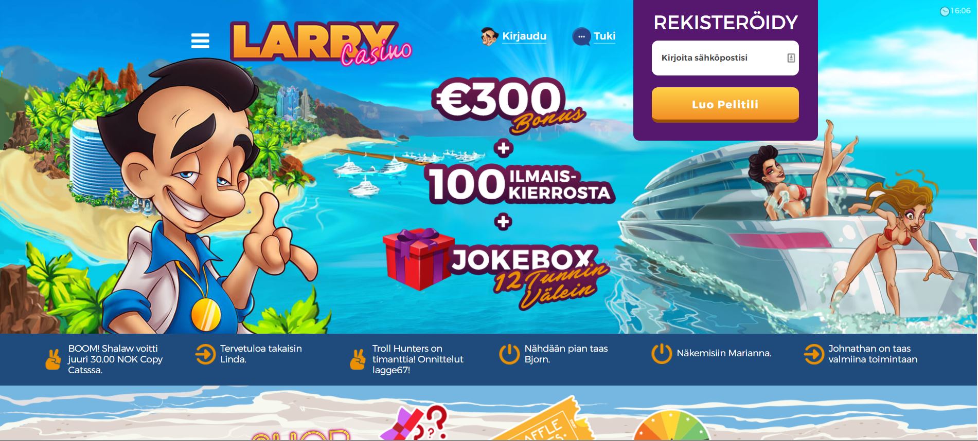 Larry Casino kuvankaappaus