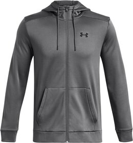 UA ARMOUR FLEECE FZ HOODIE 025 S