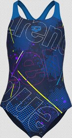 GIRL'S SWIMSUIT SWIM PRO BACK - 790/NAVY-BLUE RIVE