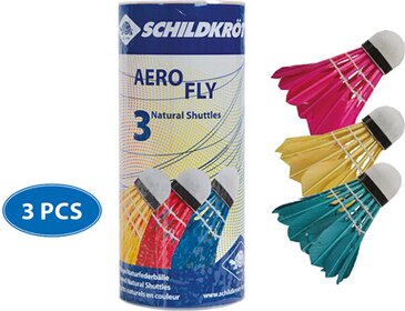 SK Badminton Ball AERO FLY,  3er Dose, farbig gemischt 000 -