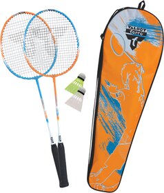 Talbot Torro Badminton-Set 2-Attacker, 2 Schläger, 2 Federbälle, in wertiger Tasche, 449411 000 -