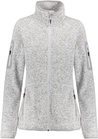 D-Fleece-Jacke Skeena wms - 906/MELANGE/WHITE