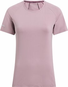 Da.-T-Shirt Giade II SS W - 903/LILAC DARK/RED WIN