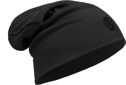 Merino Heavyweight Beanie - 999/black