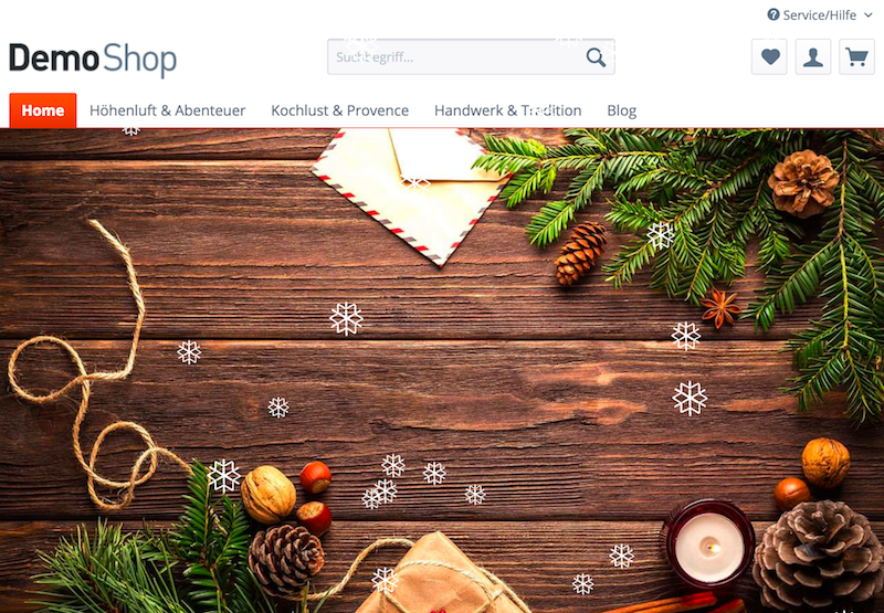 Homepage vorschau