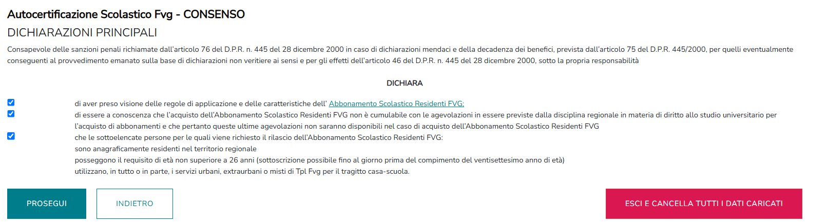 Guide rapide - autocertificazioni scolastici 07