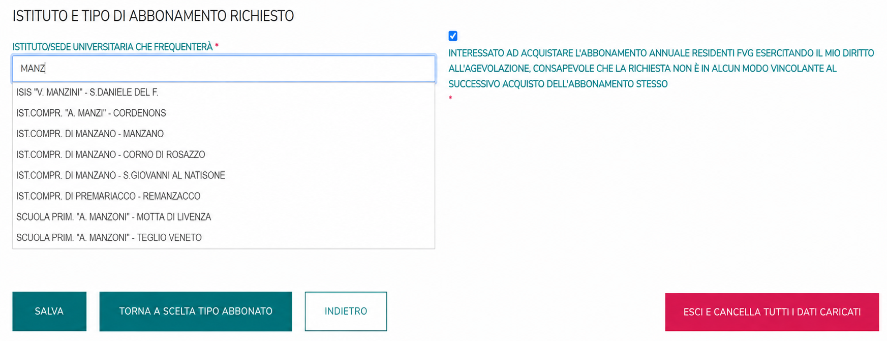 Guide rapide - autocertificazioni scolastici 11