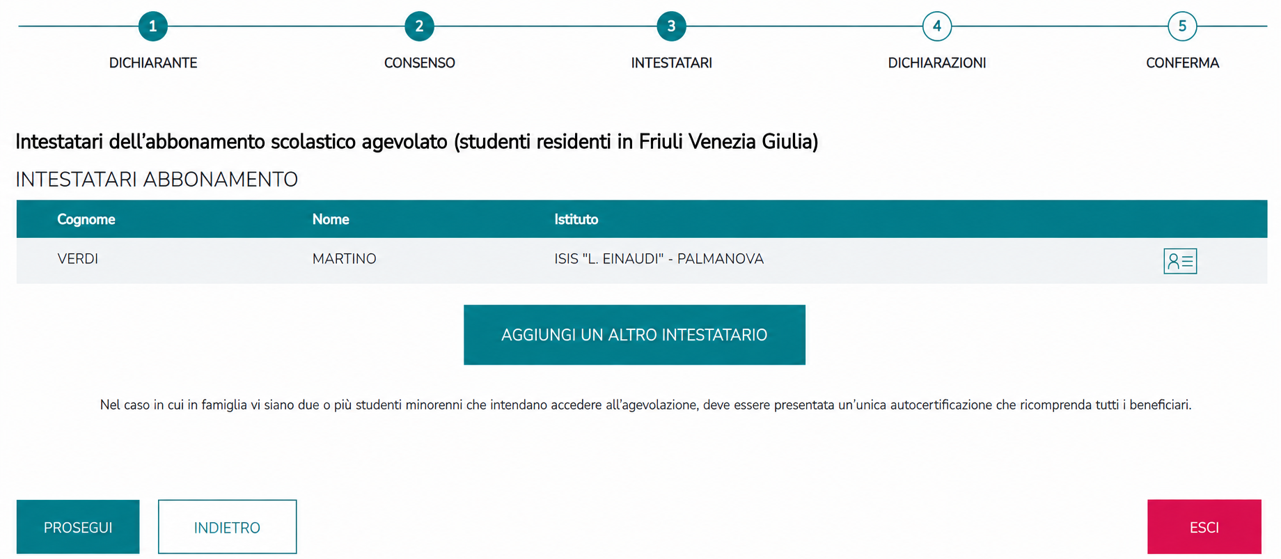 Guide rapide - autocertificazioni scolastici 12