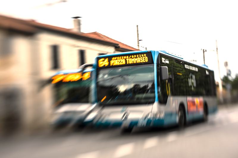 Linea urbana 64 di Trieste, a Opicina.