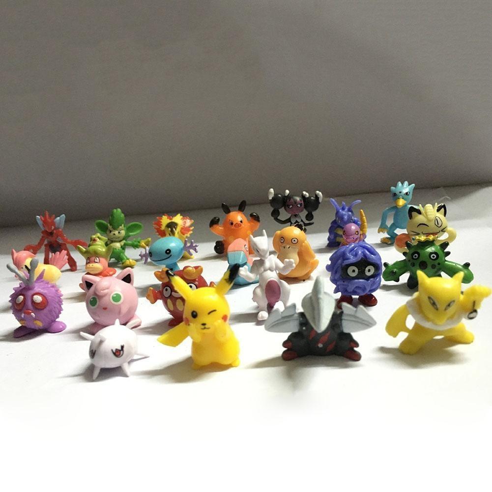 Оптовая торговля смешанных много покемон рисунок Pikachu монстр мини случайный Перл игрушка конца...