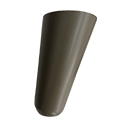 Legno conico sferico h 11 tortora