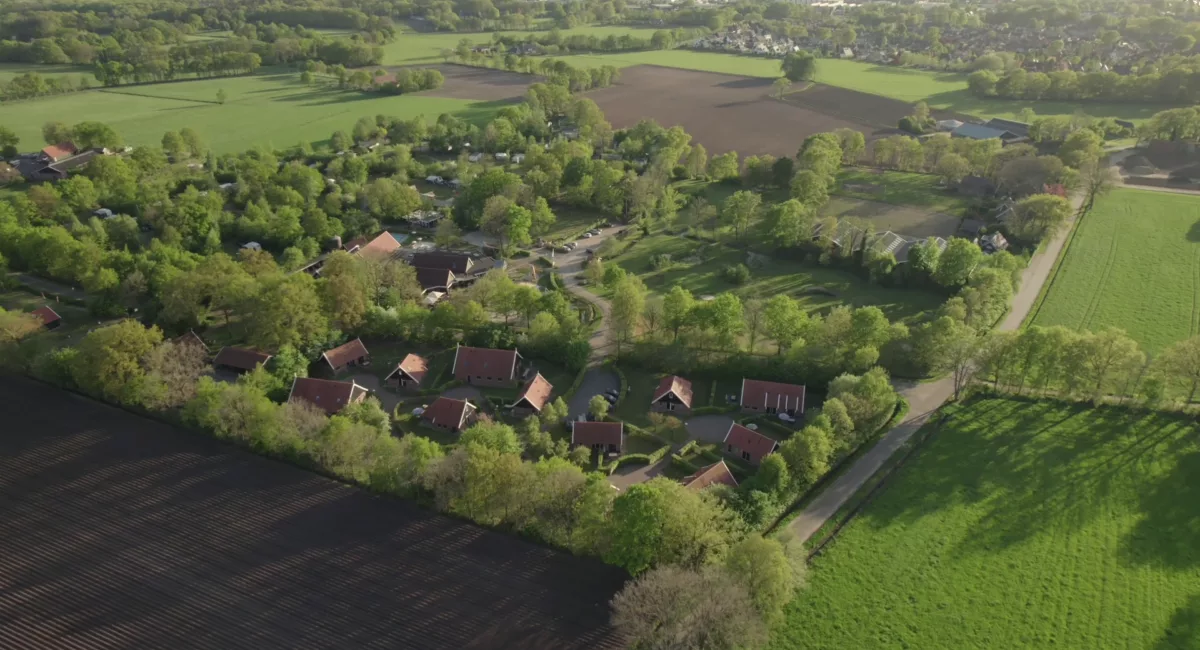 Recreatiepark Kaps vanuit de lucht 