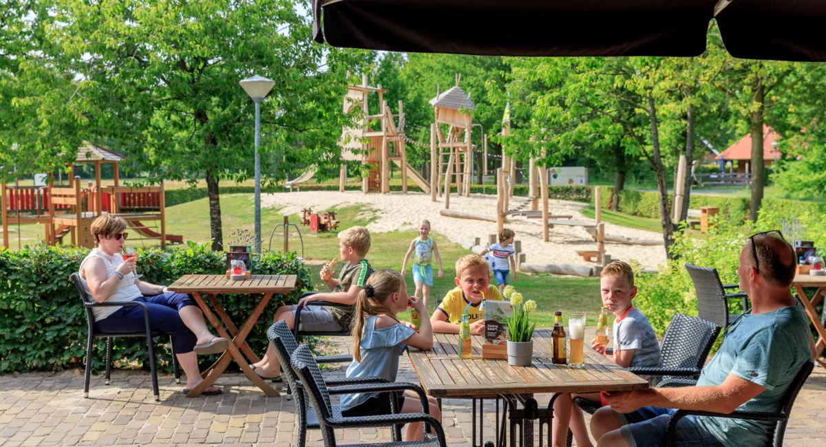 Camping met restaurant en terras 