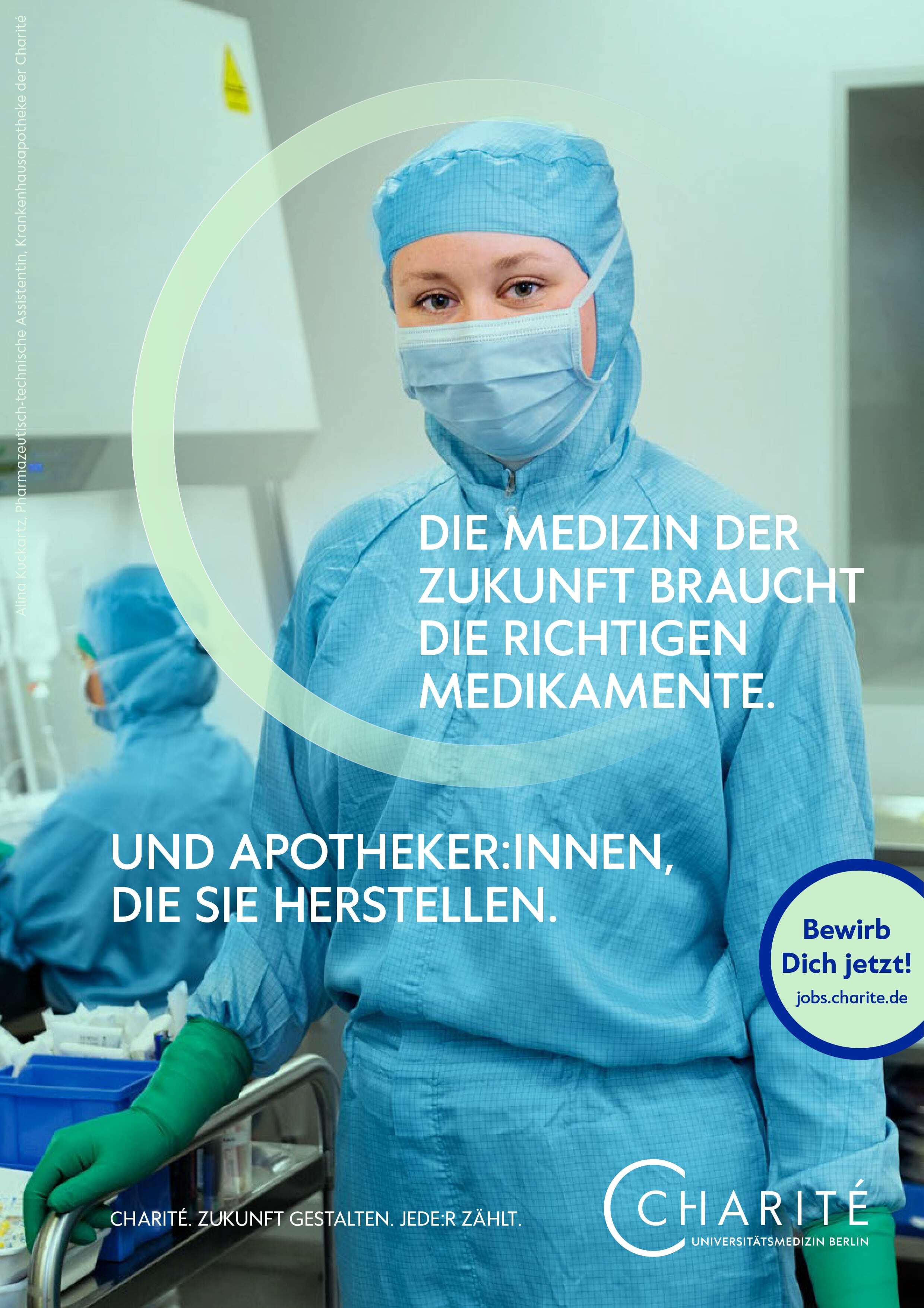 Charite Arbeitgeberkampagne Motiv Alina min