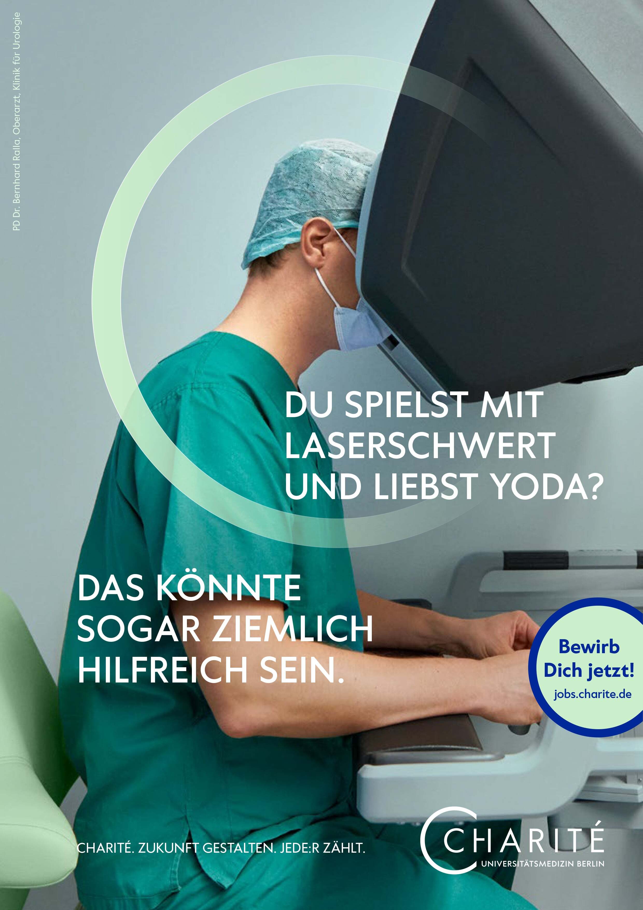 Charite Arbeitgeberkampagne Motiv Bernhard min