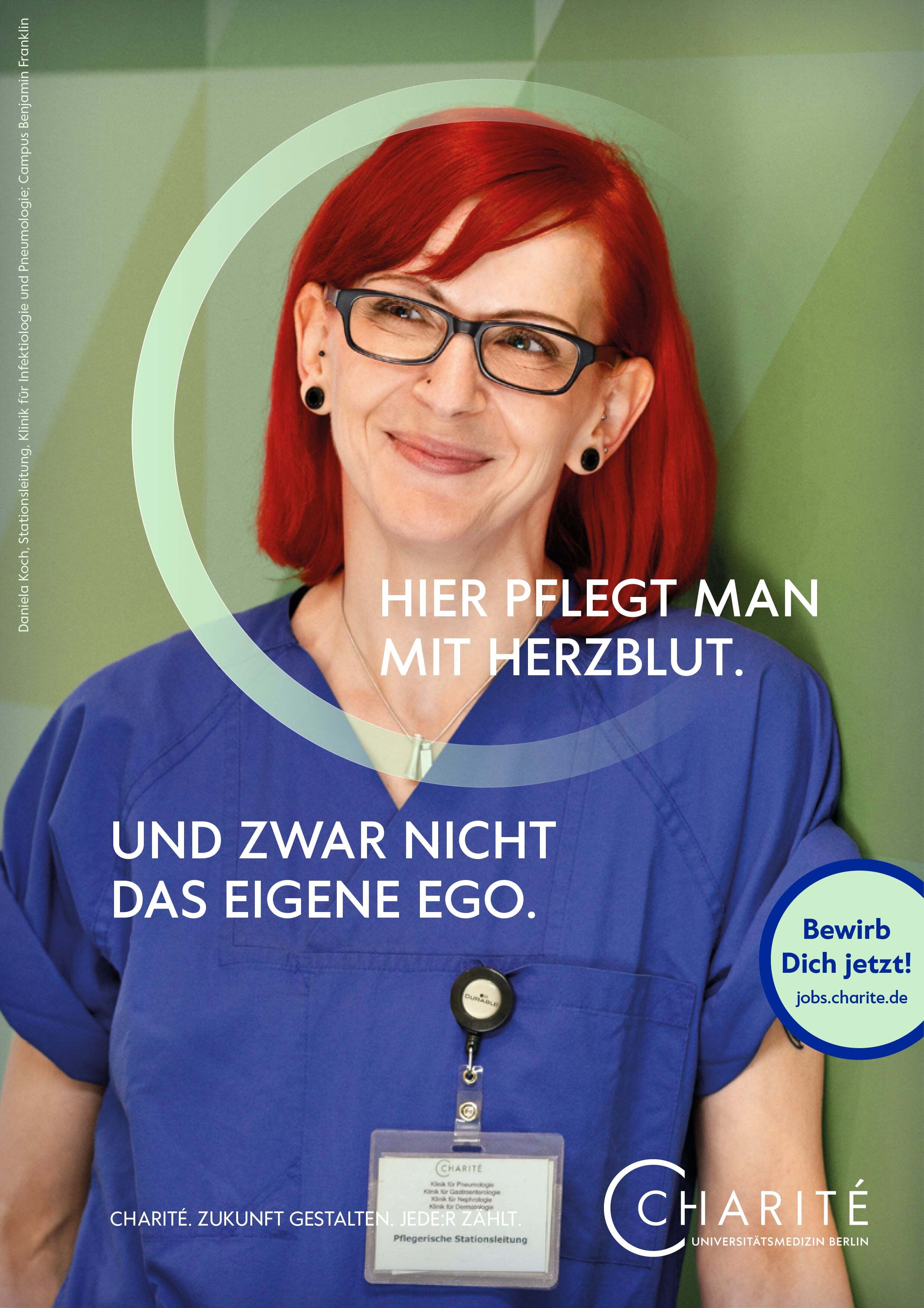 Charite Arbeitgeberkampagne Motiv Daniela min