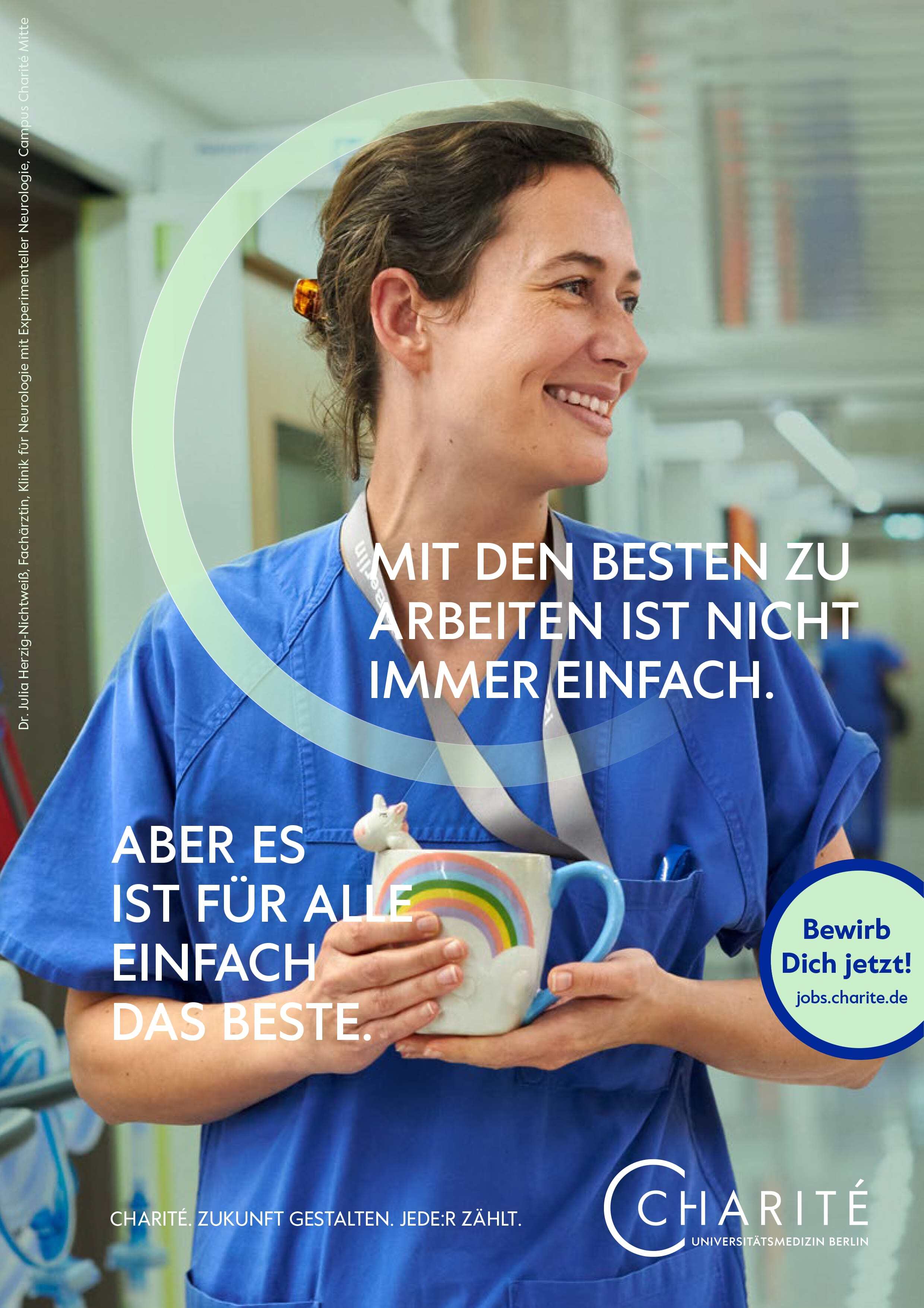 Charite Arbeitgeberkampagne Motiv Julia min
