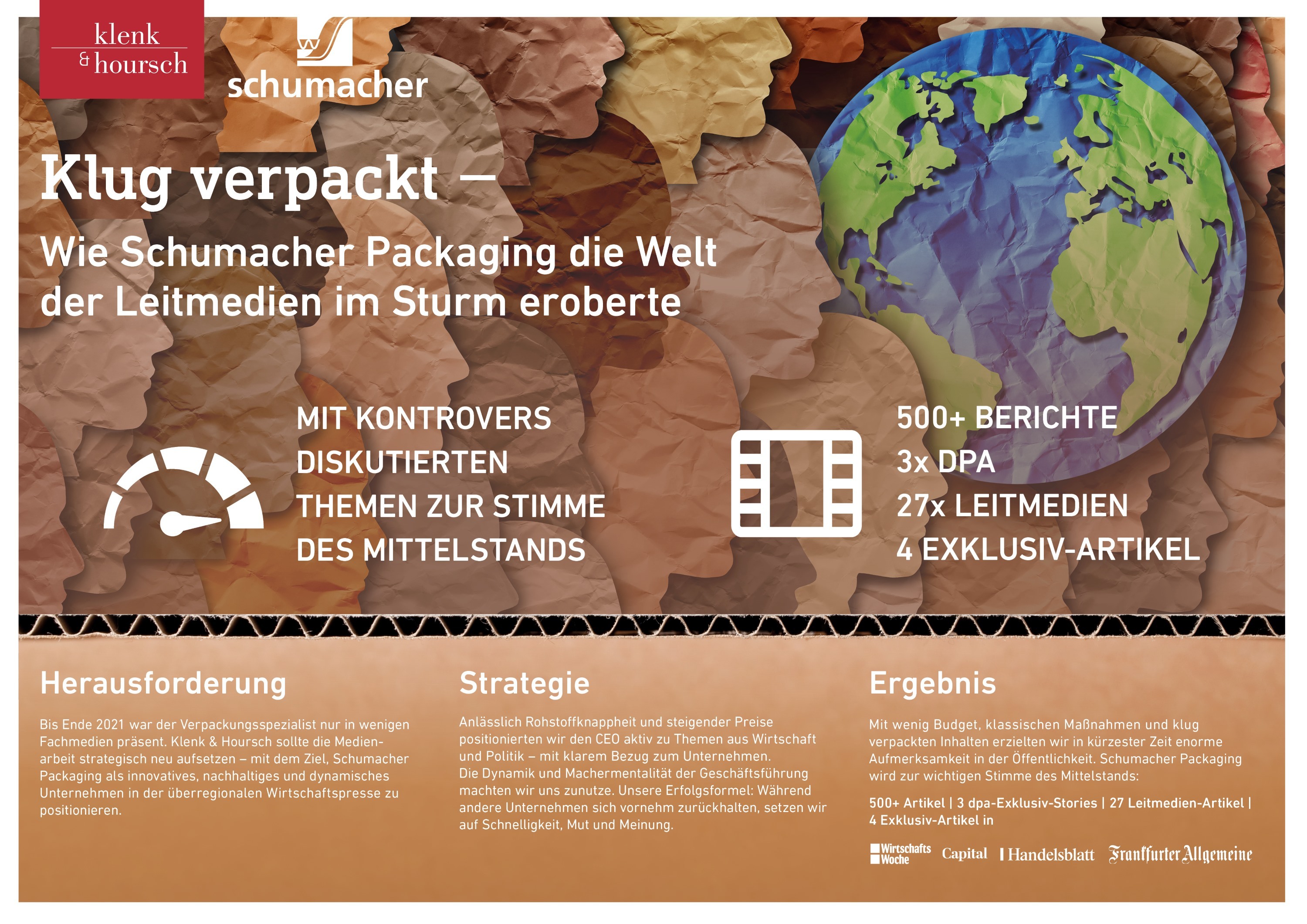 Award Board Klenk Hoursch für Schumacher Packaging 290623