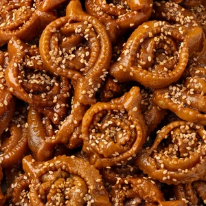 chebakia handgemachtes marokkanisches Gebäck