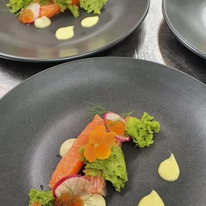 Pickled Salmon with Noilly Prat