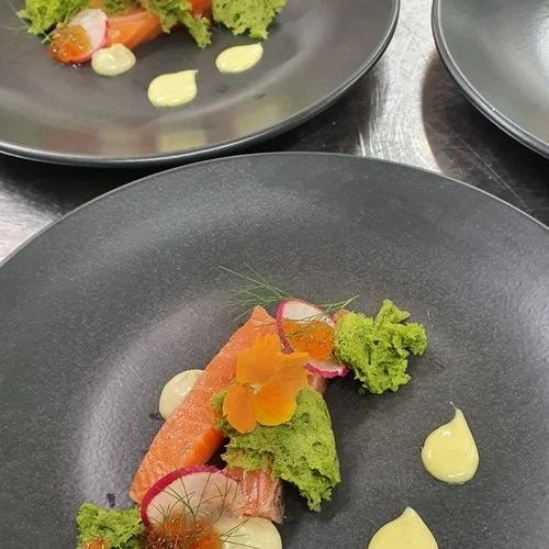 Pickled Salmon with Noilly Prat