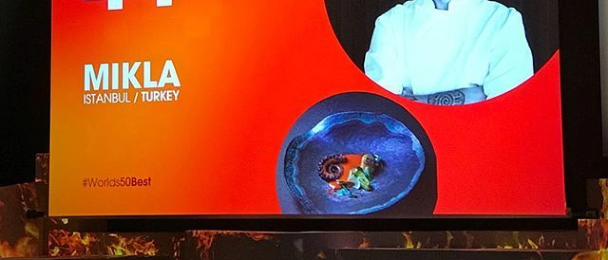 Mikla Restaurant, The World’s 50 Best Restaurant 2018 listesinde 44. sıraya yükseldi 