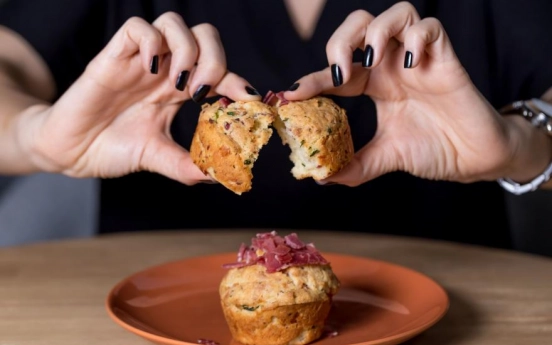 Ekşi Kremalı Tuzlu Muffin