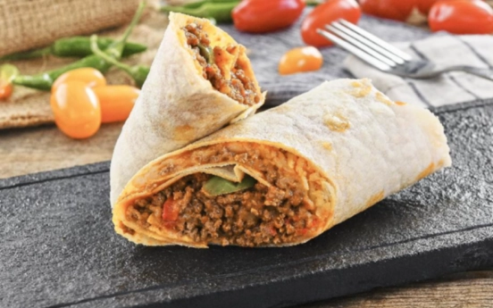 Acılı Kıymalı Kaşarlı Dürüm