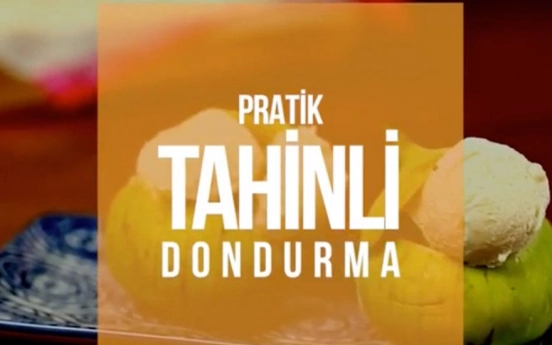 Pratik Tahinli Dondurma Tarifi